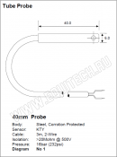 Y04CM70.00 датчик температуры KTY, K9411, TSY0404 CMC (Бельгия) 