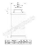 HF 0030 сменный элемент картридж фильтра тонкой очистки OMI HF 0030