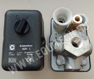РЕЛЕ ДАВЛЕНИЯ CONDOR MDR-2/11;F4 G 1/4;E/A;EV S;PG маностат
