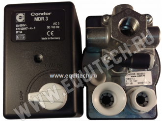 РЕЛЕ ДАВЛЕНИЯ CONDOR MDR-3/11;F4 G 3/8;E/A;EV WS;PG;R3/10 маностат