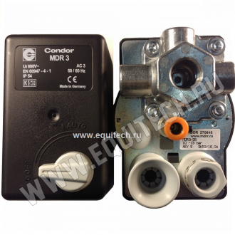 РЕЛЕ ДАВЛЕНИЯ CONDOR MDR-3/25;F4 G 3/8;E/A;AEV S;PG;R3/16 маностат